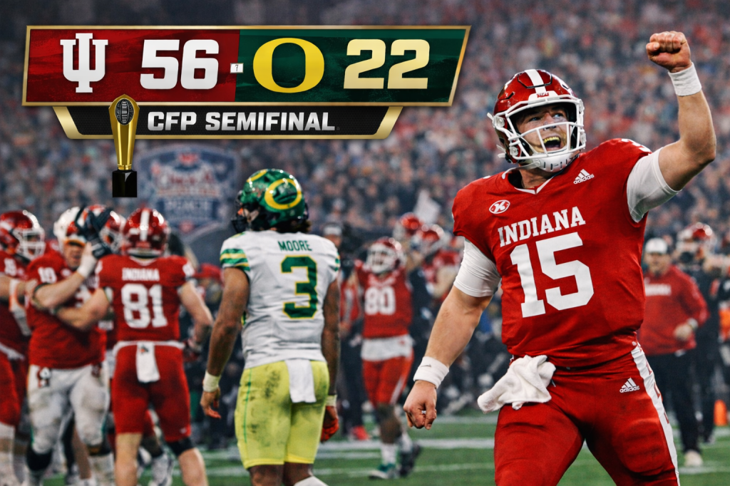 Indiana dominates Oregon on way to face&nbsp;Miami